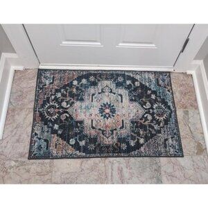 New Washable Indoor Doormat, Non Slip Retro Floor Mat 24" x 36" Area Rug